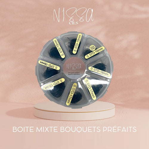 Boite mixte 600 bouquets préfaits