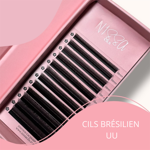 Extensions de Cils Brésilien UU 2D en Cachemire