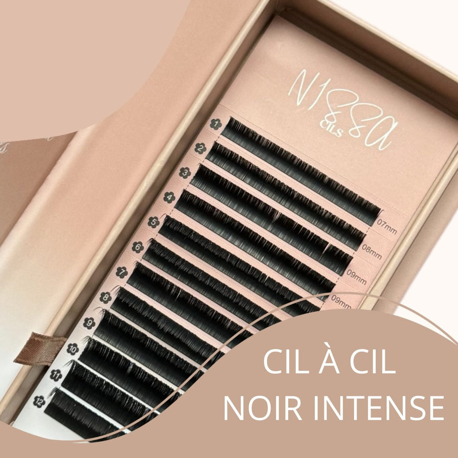 Cil à Cil Ellipse Noir Intense en Cachemire