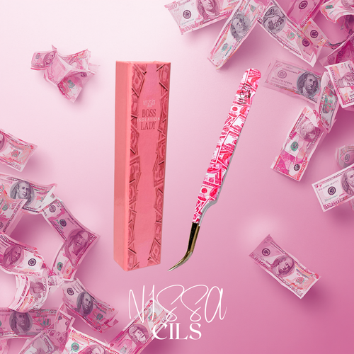 Pince d’isolation Extensions de cils Boss Lady – Nissacils