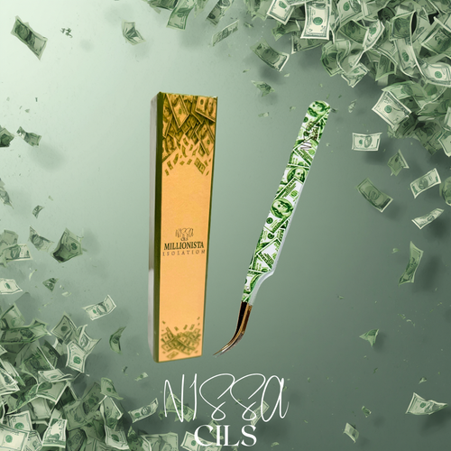 Pince d’isolation Extensions de cils Millionista – Nissacils